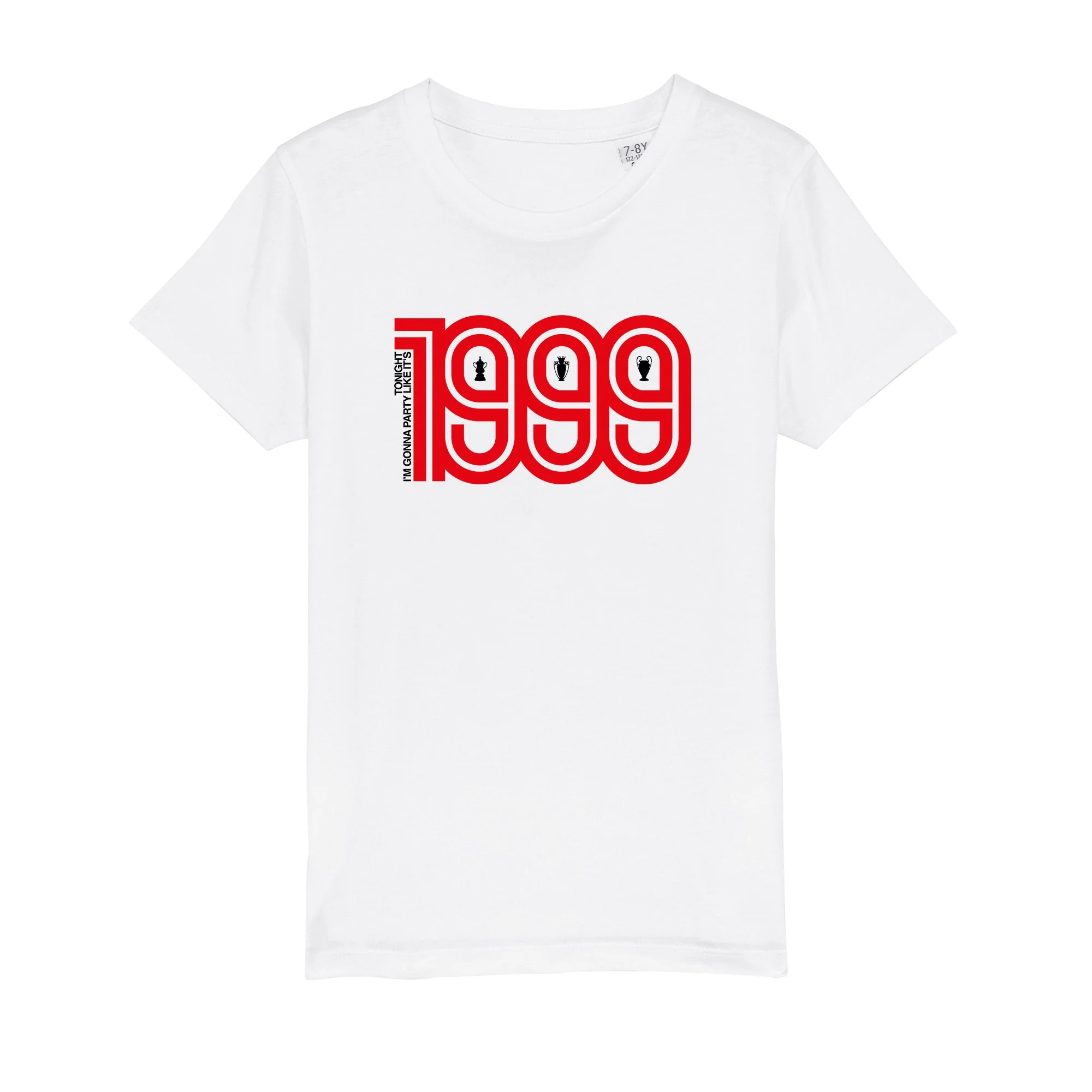 1999 Treble Winners Kids Tee - Image 3